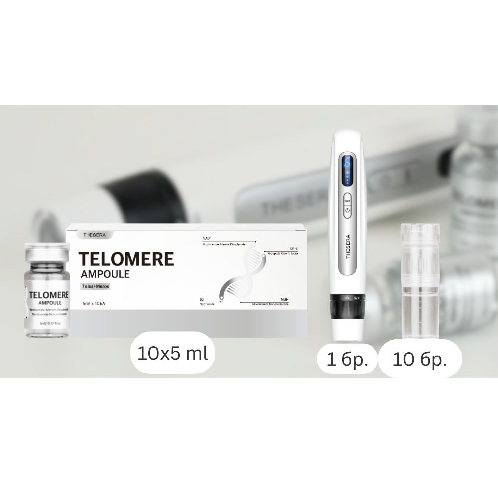 THESERA Booster Pen + TELOMERE Ampoule 10x5 ml + 10 Nano Cartridges