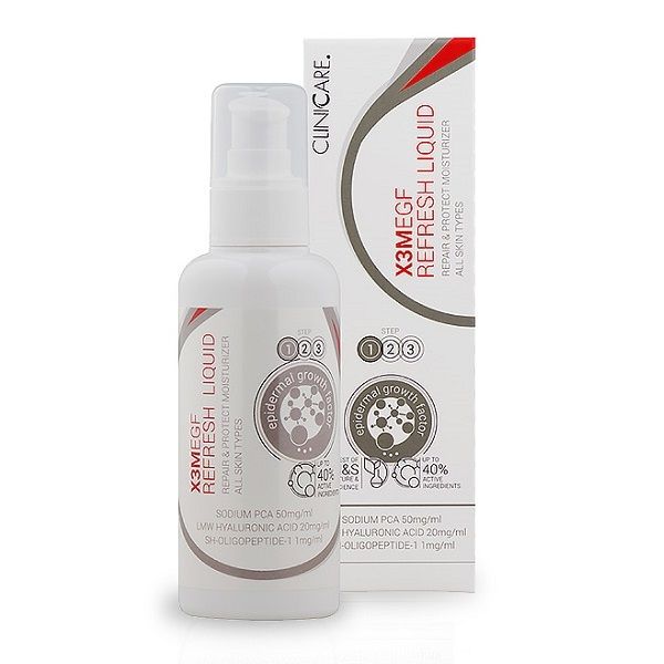 CLINICCARE X3MEGF Refresh Liquid 100 ml
