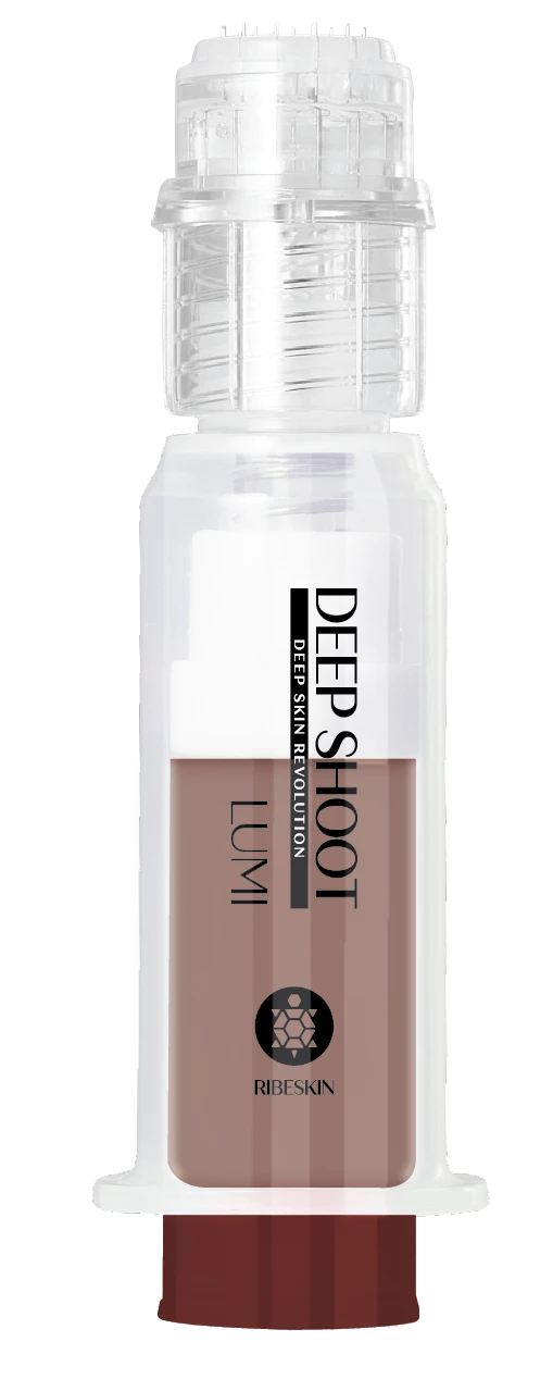 RIBESKIN DEEP SHOOT Lumi 5x3ml shooters + Aftercovermask 5x23g + Applicator 5x0.5mm