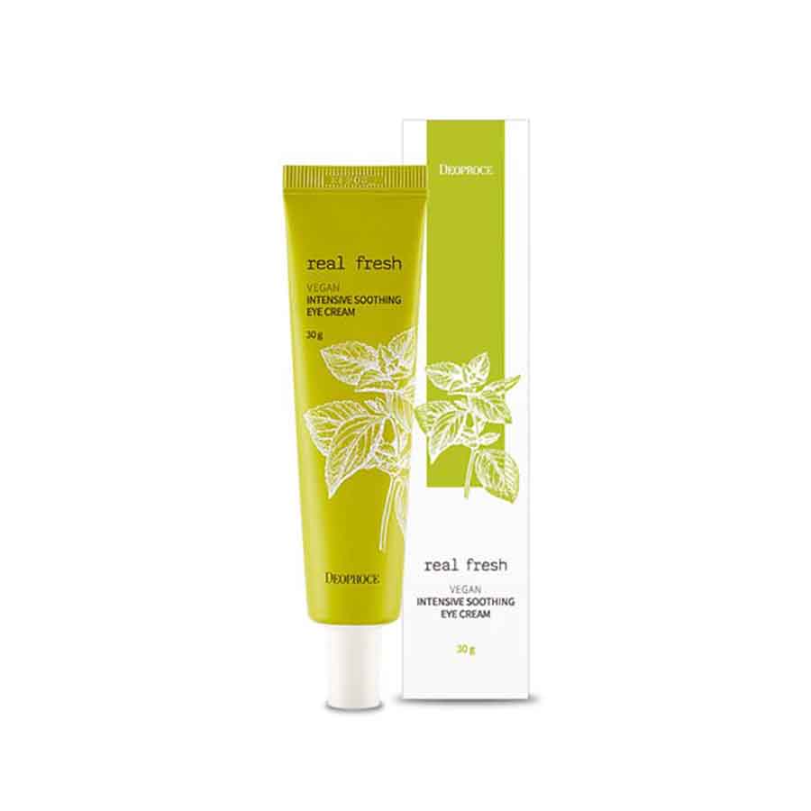 DEOPROCE Real Fresh Vegan Intensive Soothing Eye Cream 30 g