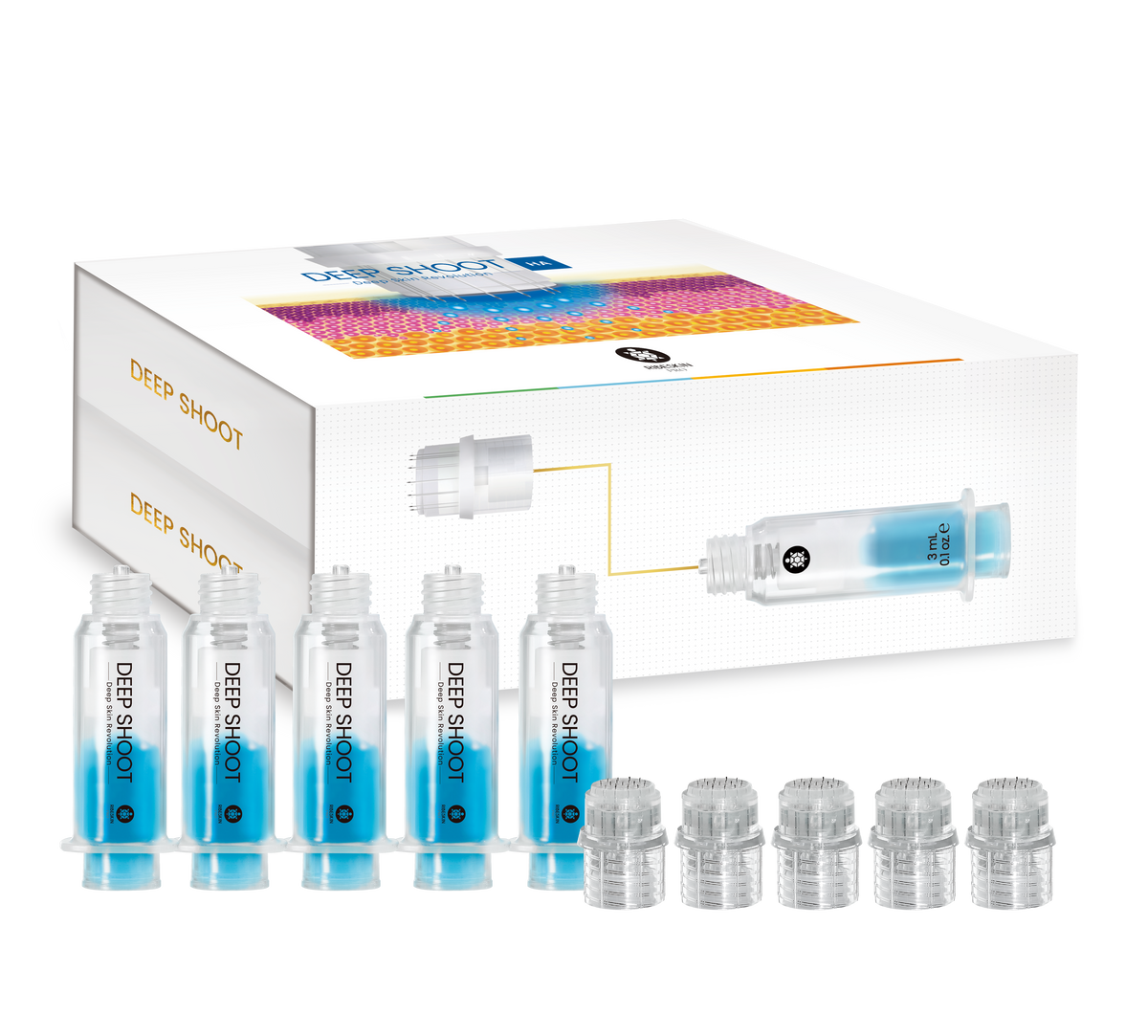 RIBESKIN DEEP SHOOT HA, серум 3 ml., комплект 5 процедури