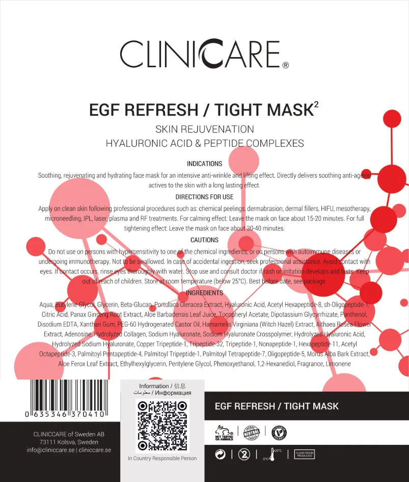 CLINICCARE EGF Refresh/Tight Mask 35 g