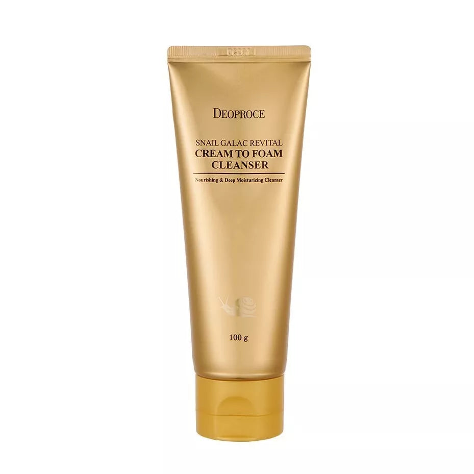 DEOPROCE Snail Galac Revital Cream to Foam Cleanser 100 g