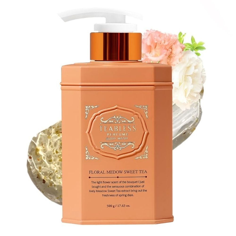 Teabless Floral Meadowsweet Tea Perfume Body Wash 500 g