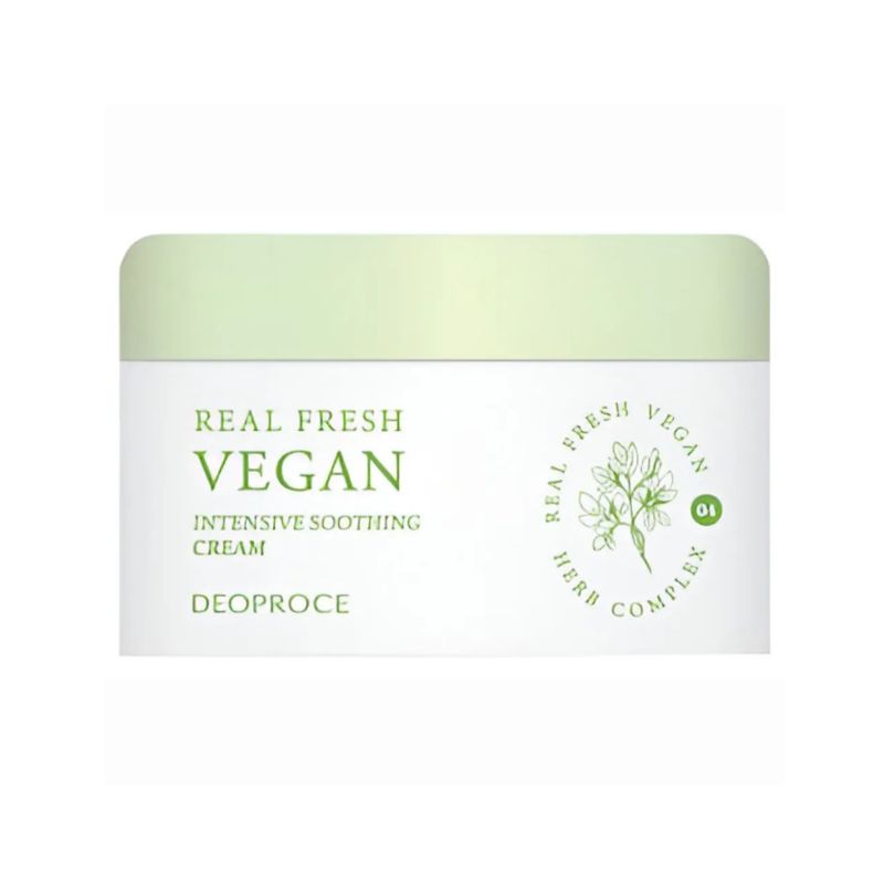 DEOPROCE Real Fresh Vegan Intensive Soothing Cream 100 g