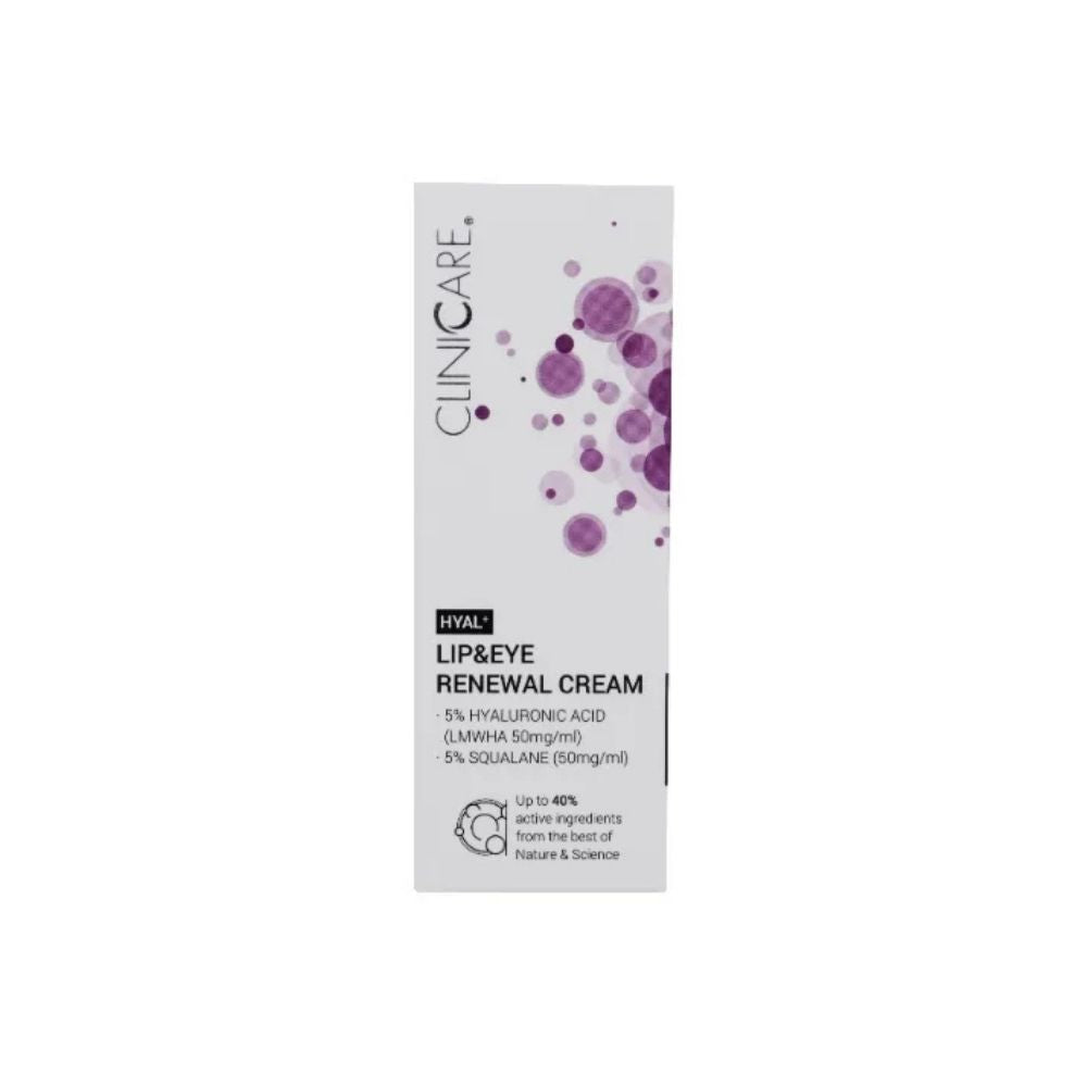 CLINICCARE Hyal+ Lip & Eye Renewal Cream 30 ml — изглед 2